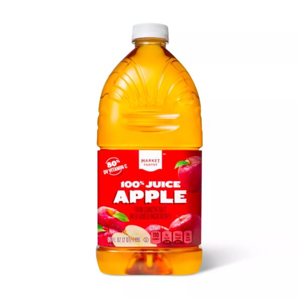 100% Apple Juice - 64 fl oz Bottle - Image 2